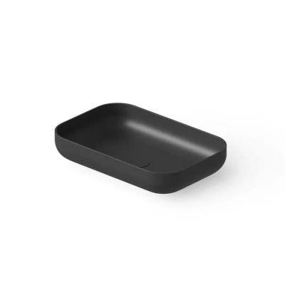 Фото DEA DESIGN Washbasins Раковина настольная 58x38xh12 см, материал: Solid Surface искуственный камень, цвет: Black №16
