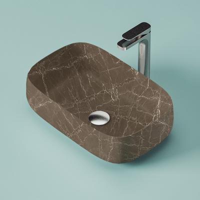 Фото Artceram COGNAC Раковина настольная Quadro 56x41 см, цвет bronze amani