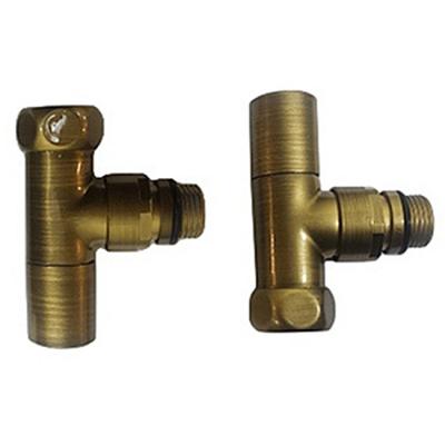 Фото ВЕНТИЛЬ ЗАПОРНЫЙ УГЛОВОЙ КОЛП  3/4" x 1/2"  г/ш  8510SCH0405/2 (ZZ-4701, ZZ-4703) бронза