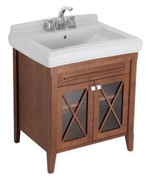 Фото Тумба с раковиной Villeroy & Boch Hommage 89950001+710175R1 орех