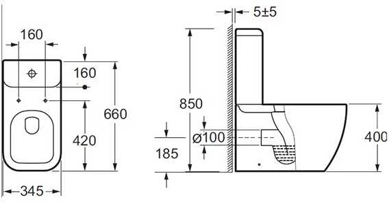 Фото Унитаз-компакт BelBagno Alpina BB10100CP+BB10100T+BB2032SC