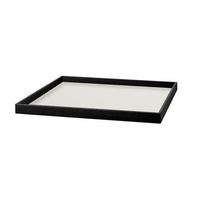 Фото ADJ Поднос Mondo, 35x35xH3 см., цвет: белый/панна котта