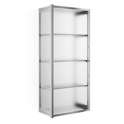 Фото Decor Walther Glas S 3 Шкафчик подвесной 35x19x80см, стекло матовое, цвет: хром