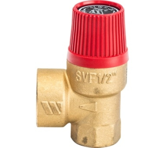 Фото Watts  SVH 25 -1/2 Предохранительный клапан для систем отопления 2.5 бар (TM-10004638(02.15.125))