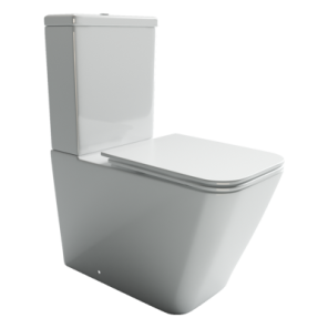 Фото Унитаз-компакт Ceramica Nova Cubic CN1803 с микролифтом, безободковый