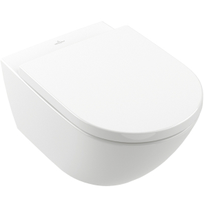 Фото Унитаз подвесной Villeroy & Boch Subway 3.0 4670TS01 (с крышкой SoftClose)