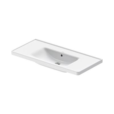 Фото Duravit D-Neo Раковина накладная 1005х480 мм, с переливом, без отв. под смеситель, цвет: белый