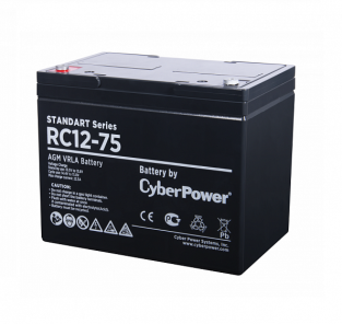 Фото Аккумуляторная батарея для ИБП SS CyberPower  (RС 12-75)