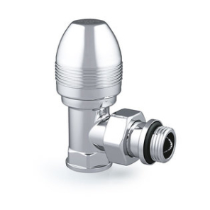 Фото Вентиль SR Rubinetterie Ovus угловой 1/2", цвет матовый никель (0435-1500NS00)