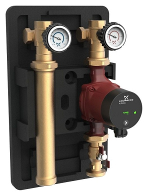 Фото Насосная группа Grundfos HEATMIX D25 ALPHA2L 60 (99309072)