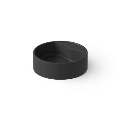 Фото DEA DESIGN Washbasins Раковина настольная 45x45xh14,5 см, материал: Solid Surface искуственный камень, цвет: Black №16