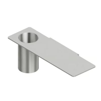 Фото QuadroDesign Полочка с держателем зубных щеток, цвет: Brushed Stainless Steel