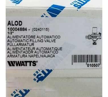 Фото Watts  ALOD Подпиточный клапан ALIMAT 1/2" лат. (10004884)