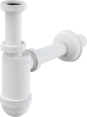 Фото Сифон для умывальника AlcaPlast DN32 A430 c накидной гайкой 5/4″