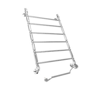 Фото Полотенцесушитель Двин Bubble 2 electro 60/50 1"-1/2" Электрический  ТЭН справа К эл, Золотой хром (4627170784491)