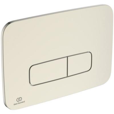 Фото Ideal Standard Oleas M3 Механическая панель смыва, двойной смыв, цвет: PVD Silver Storm (Серебряный Шторм)