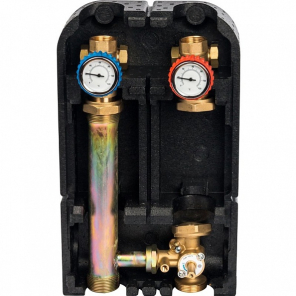 Фото STOUT Насосная группа с 3‑х ходовым приводным смесителем 1 1/4″ без насоса DN 32,39 kW [DT10 °C] (SDG-0007-003201)
