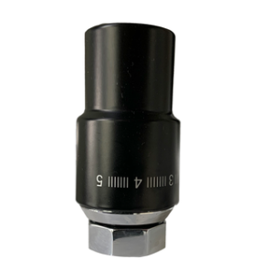 Фото SR Rubinetterie Термостатическая головка N093, М30х1,5 черный матовый, N093-0000V00S (N093-0000V00S)
