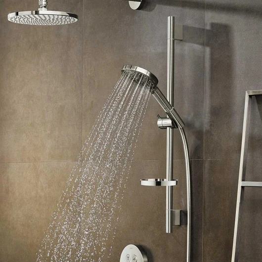Фото 27654000 HG Raindance Select S 120 3iet PowderRain Unica Puro душевой гарнитур 65 см