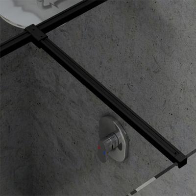 Фото Держатель душевой перегородки Ravak W SET-Uni T connection 1200 мм, черный (GWD010003024)