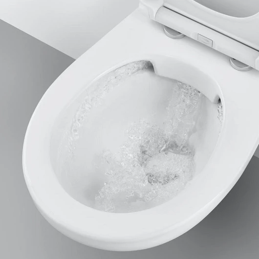 Фото 39427000 Bau Ceramic Унитаз подвесной безободковый, (без сиденья), альпин-белый