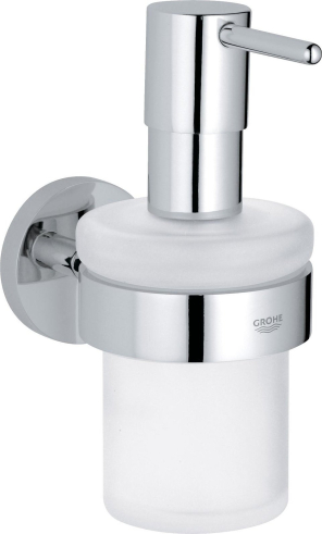 Фото Дозатор жидкого мыла с держателем Grohe Essentials 40448001