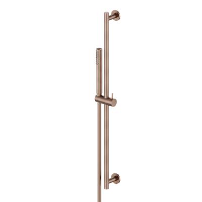 Фото Newform X-Steel 316 Душевой гарнитур: штанга, ручной душ, шланг 150 см, цвет: PVD brushed copper bronze
