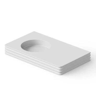 Фото DEA DESIGN Washbasins Раковина настольная 80x48xh10 см, материал: Solid Surface искуственный камень, цвет: White №18