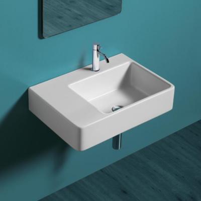 Фото SIMAS Top e lavabi d'arredo раковина накладная/подвесная 65х45 с 1  отв. под смеситель правая ,цвет белый