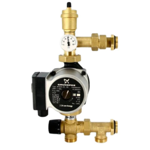 Фото Насосно-смесительная группа Uni-Fitt 492G2500 DN25, с 3-х ход. клапаном, Grundfos UPSO 25-65 180
