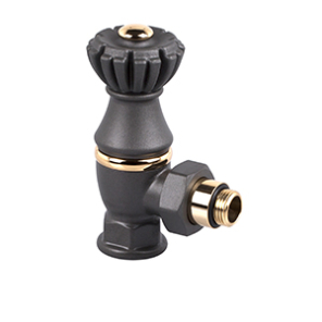 Фото SR Rubinetterie Клапан угловой Liberty 1/2"х3/4″ антрацит, 0325-2000V00P (0325-2000V00P)