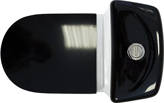 Фото Унитаз-компакт Sanita Luxe Best Color Black BSTSLCC06100522 с сиденьем Soft Close