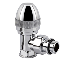 Фото Вентиль SR Rubinetterie Ovus  угловой 1/2", цвет хром (0435-1500C000)