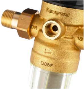 Фото Фильтр для воды Honeywell-Braukmann FK06-1/2" AA BRU холодной воды с редуктором (FK06-1/2AA BRU)