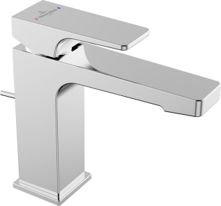 Фото Смеситель для раковины Villeroy & Boch Architectura Square TVW12500100061 с донным клапаном