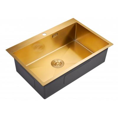 Фото Мойка для кухни Milacio Denia 750 Steel (MC.77508) золото