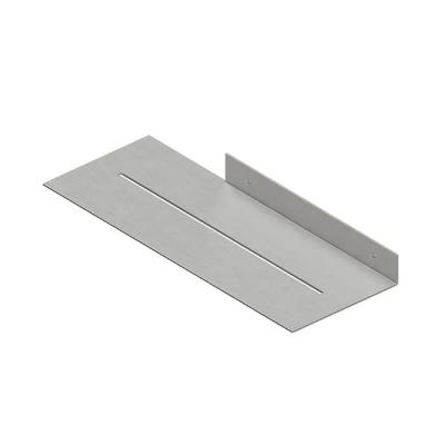 Фото QuadroDesign Полочка 32х12см., подвесная, цвет: Brushed Stainless Steel