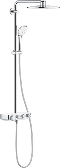 Фото 26507LS0 Euphoria SmartControl 310 DUO Душевая система с термостатом для душа, белая луна