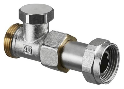 Фото Вентиль Oventrop Combi 2 3/4НРх3/4"ВР на обратную подводку, с настройкой и отключением (1401194)