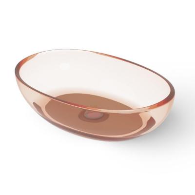 Фото DEA DESIGN Раковина настольная 600х400хh145/155 мм, цвет brown copper