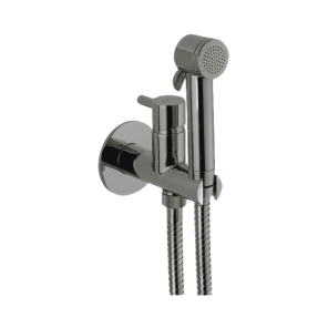 Фото Гигиенический душ со смесителем Webert Elio EL870303345PVC, никель