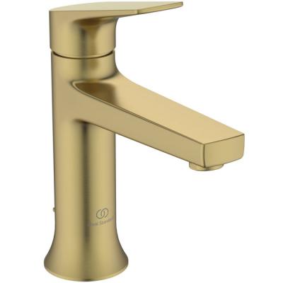Фото Ideal Standard La Dolce Vita Смеситель для раковины, на 1 отв, с донным клапаном, цвет: PVD Brushed Gold