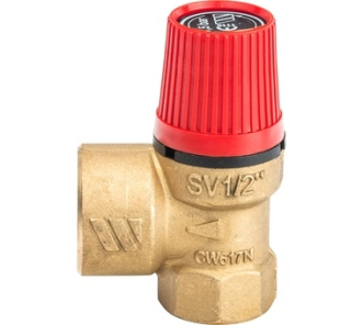 Фото Watts  SVH 15 -1/2 Предохранительный клапан для систем отопления 1.5 бар (TM-10004636(02.15.115) (02.16.115))