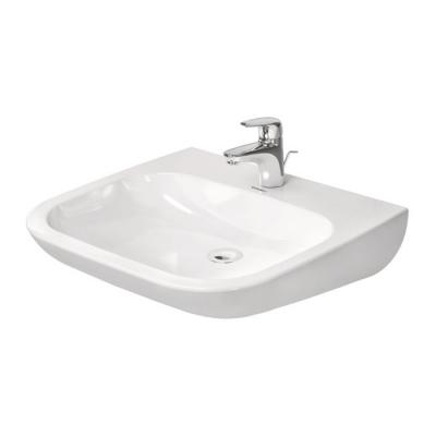 Фото Duravit D-Code Раковина медицинский Med, без перелива, с 1 отв. под смес., 600x550мм, цвет: белый