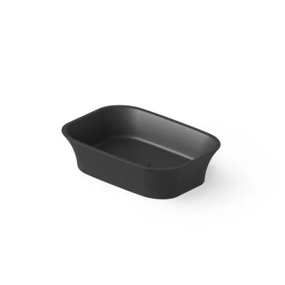 Фото DEA DESIGN Washbasins Раковина настольная 55x38xh14 см, материал: Solid Surface искуственный камень, цвет: Black №16