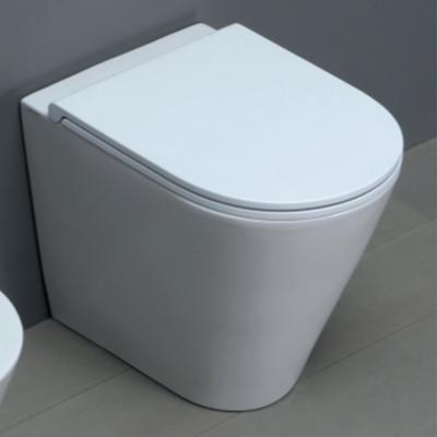 Фото AZZURRA FORMA Унитаз приставной 54х37х43см слив универсальный, антигрязевое покрытие, с креплением, цвет: белый