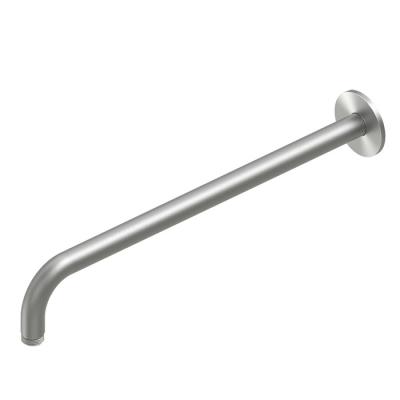 Фото QuadroDesign   Держатель верхнего душа из стены 400 мм, цвет brushed stainless steel
