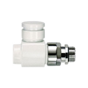 Фото SR Rubinetterie Вентиль запорный прямой Prestige & Minimal, 1/2" белый, 0354-1500VC0A (0354-1500VC0A)