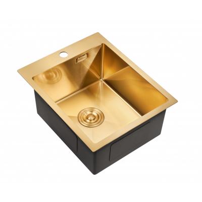 Фото Мойка для кухни MILACIO Denia  41 Steel (MC.77468) золото