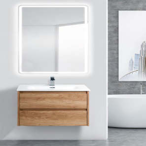 Фото Комплект мебели BelBagno Kraft 80 rovere nebrasca nature (KRAFT-800-2C-SO-RNN+BB800ETL+SPC-MAR-800-800-LED-TCH)